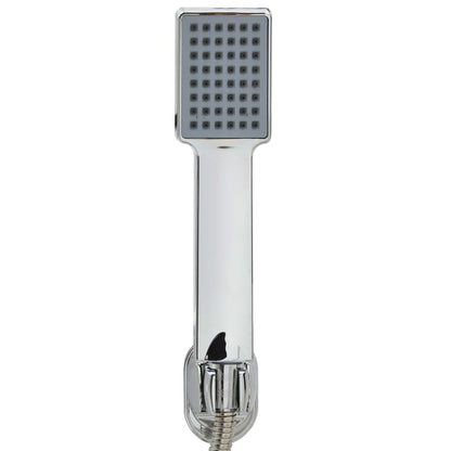 vidaXL Handheld Shower Head with 1.5 m Hose Chrome