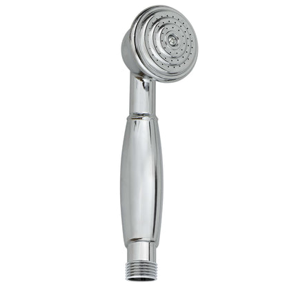 vidaXL 2-Handle Bathtub Faucet + Hand Shower Diverter Chrome Retro