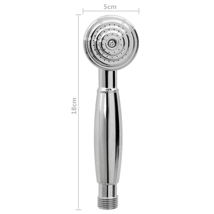 vidaXL 2-Handle Bathtub Faucet + Hand Shower Diverter Chrome Retro