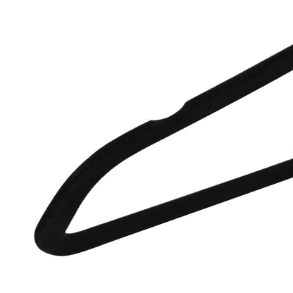vidaXL 50 pcs Clothes Hanger Set Anti-slip Black Velvet
