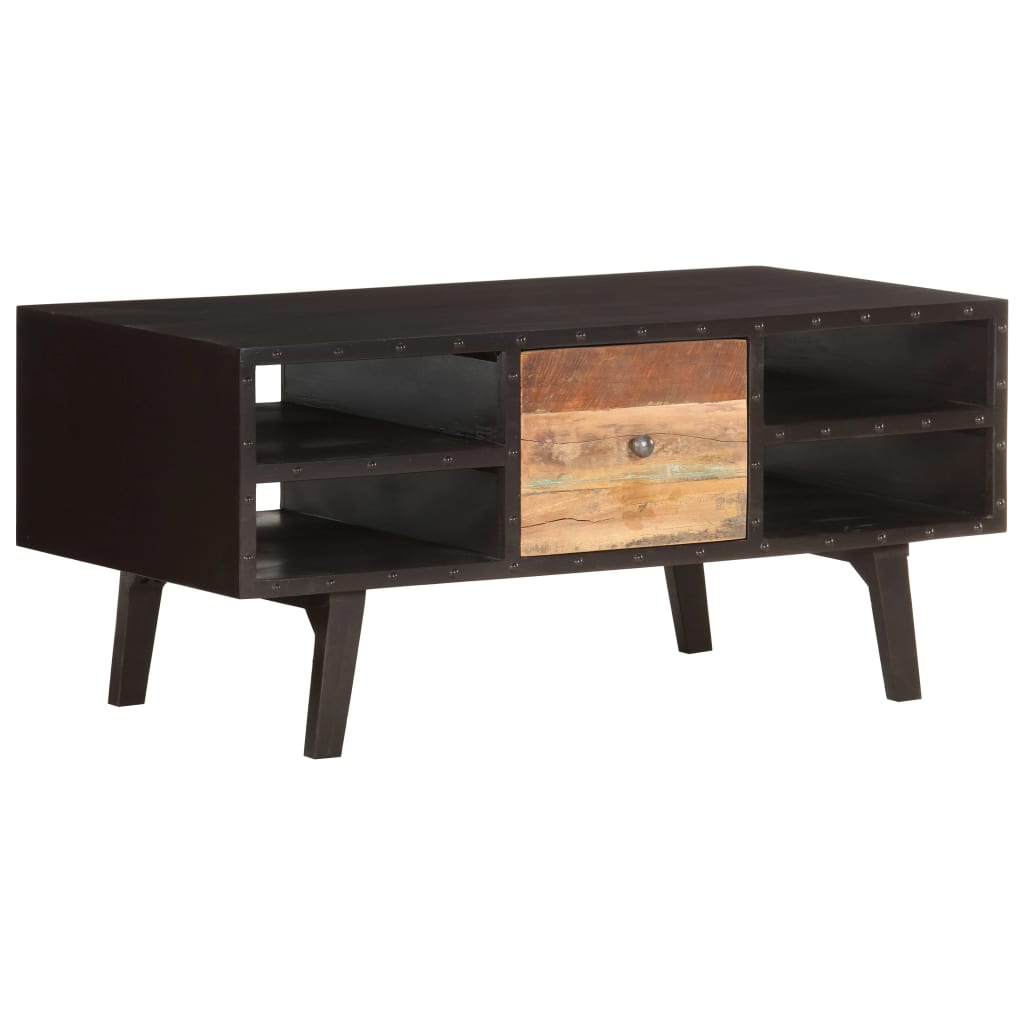 vidaXL Coffee Table 100x50x45 cm Solid Reclaimed Wood