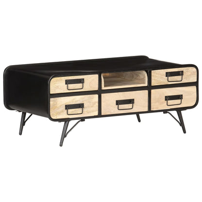 vidaXL Coffee Table 100x50x40 cm Solid Mango Wood