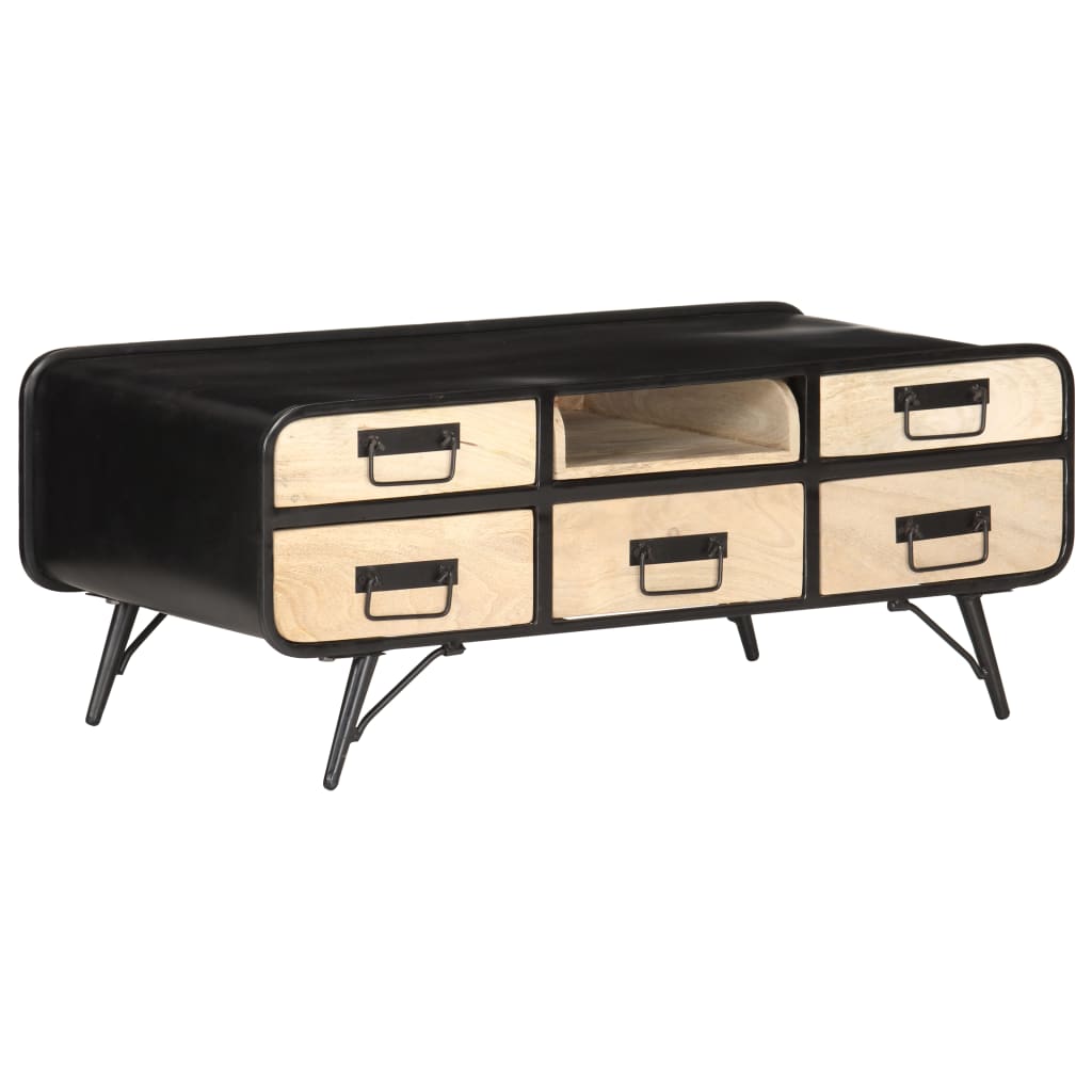vidaXL Coffee Table 100x50x40 cm Solid Mango Wood
