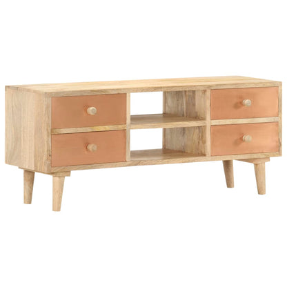 vidaXL TV Cabinet 110x30x45 cm Solid Mango Wood