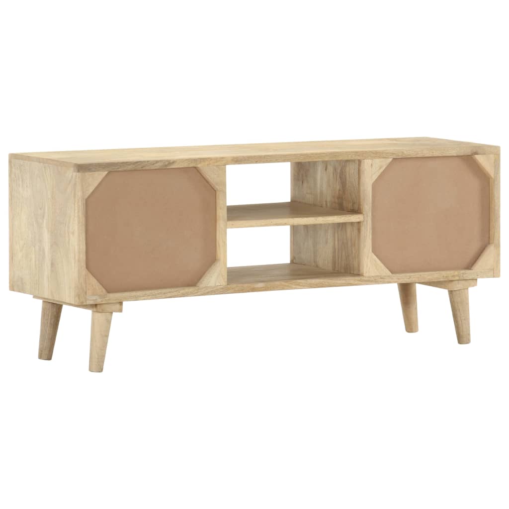 vidaXL TV Cabinet 110x30x45 cm Solid Mango Wood