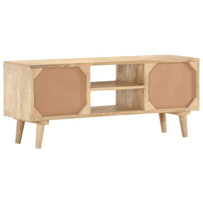 vidaXL TV Cabinet 110x30x45 cm Solid Mango Wood