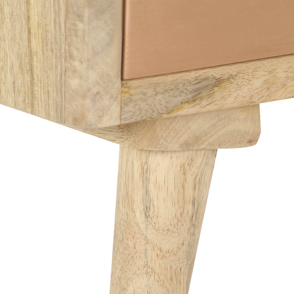 vidaXL TV Cabinet 110x30x45 cm Solid Mango Wood
