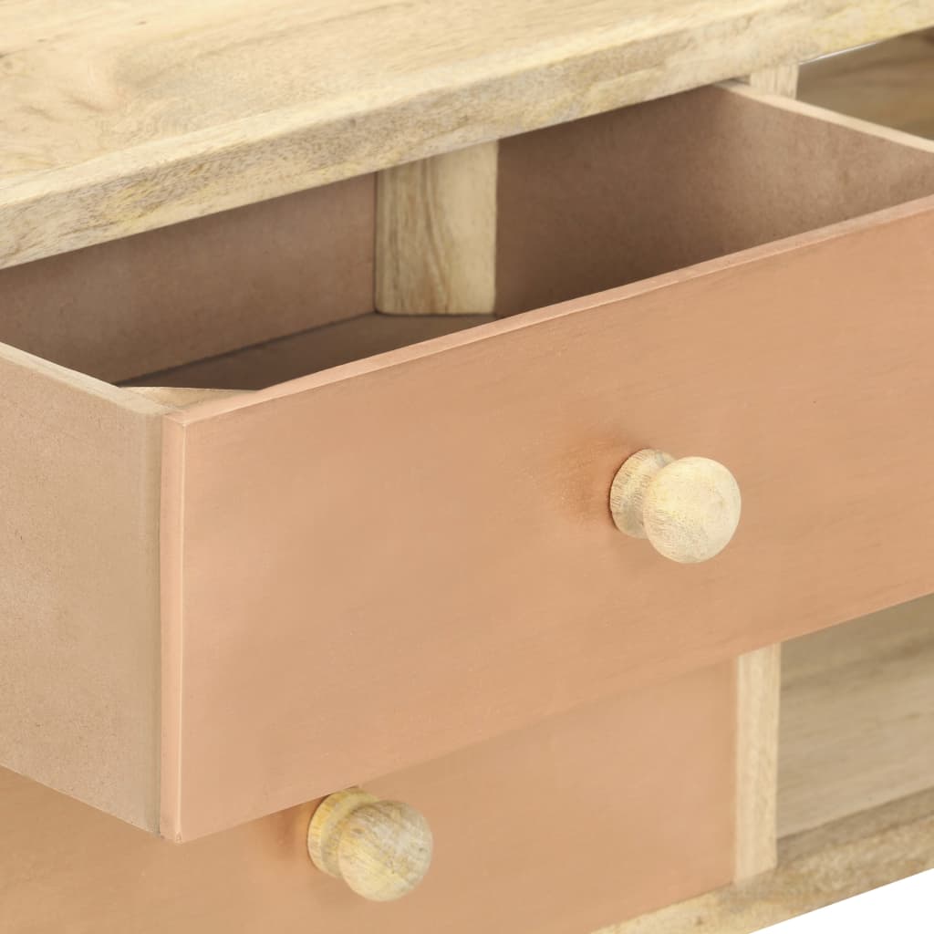 vidaXL TV Cabinet 110x30x45 cm Solid Mango Wood