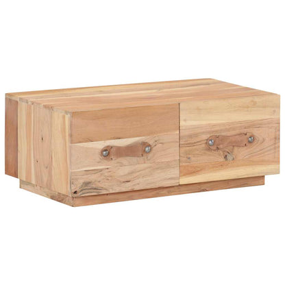 287890 vidaXL Coffee Table 90x50x35 cm Solid Reclaimed Wood