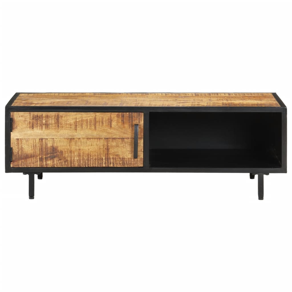 vidaXL Coffee Table 105x50x35 cm Rough Mango Wood