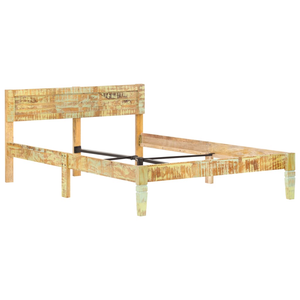 vidaXL Bed Frame without Mattress Solid Reclaimed Wood 120x200cm