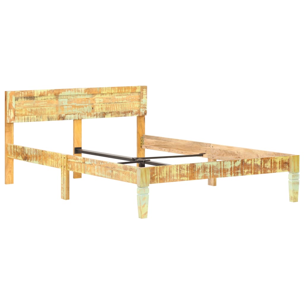 vidaXL Bed Frame without Mattress Solid Reclaimed Wood 120x200cm