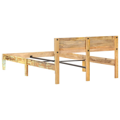 vidaXL Bed Frame without Mattress Solid Reclaimed Wood 120x200cm