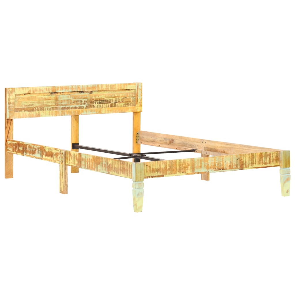 vidaXL Bed Frame without Mattress Solid Reclaimed Wood 120x200cm