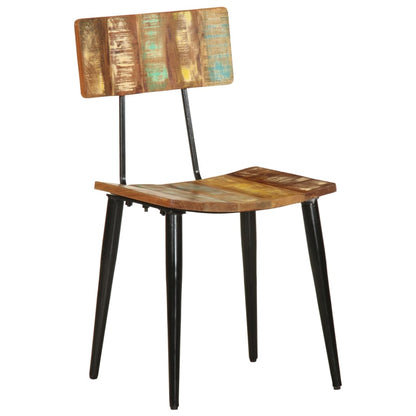 287901 vidaXL Dining Chairs 2 pcs Solid Reclaimed Wood