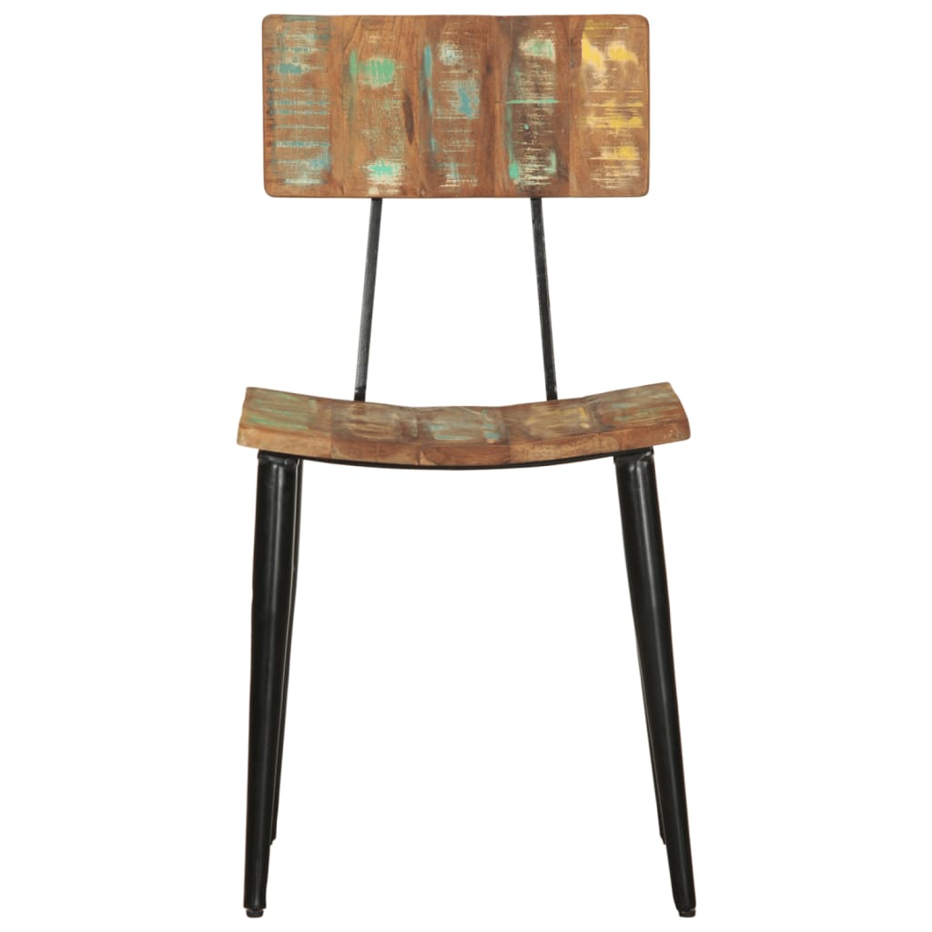 287901 vidaXL Dining Chairs 2 pcs Solid Reclaimed Wood