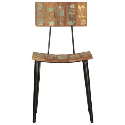 287901 vidaXL Dining Chairs 2 pcs Solid Reclaimed Wood