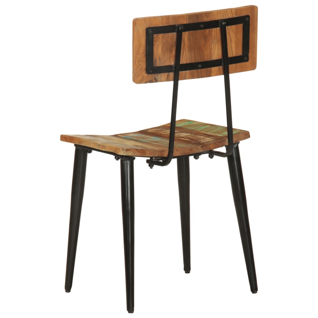 vidaXL Dining Chairs 2 pcs Solid Reclaimed Wood