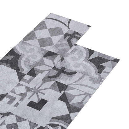 vidaXL Flooring Planks 5.02 m² 36 pcs PVC Grey pattern
