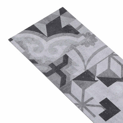 vidaXL Flooring Planks 5.02 m² 36 pcs PVC Grey pattern