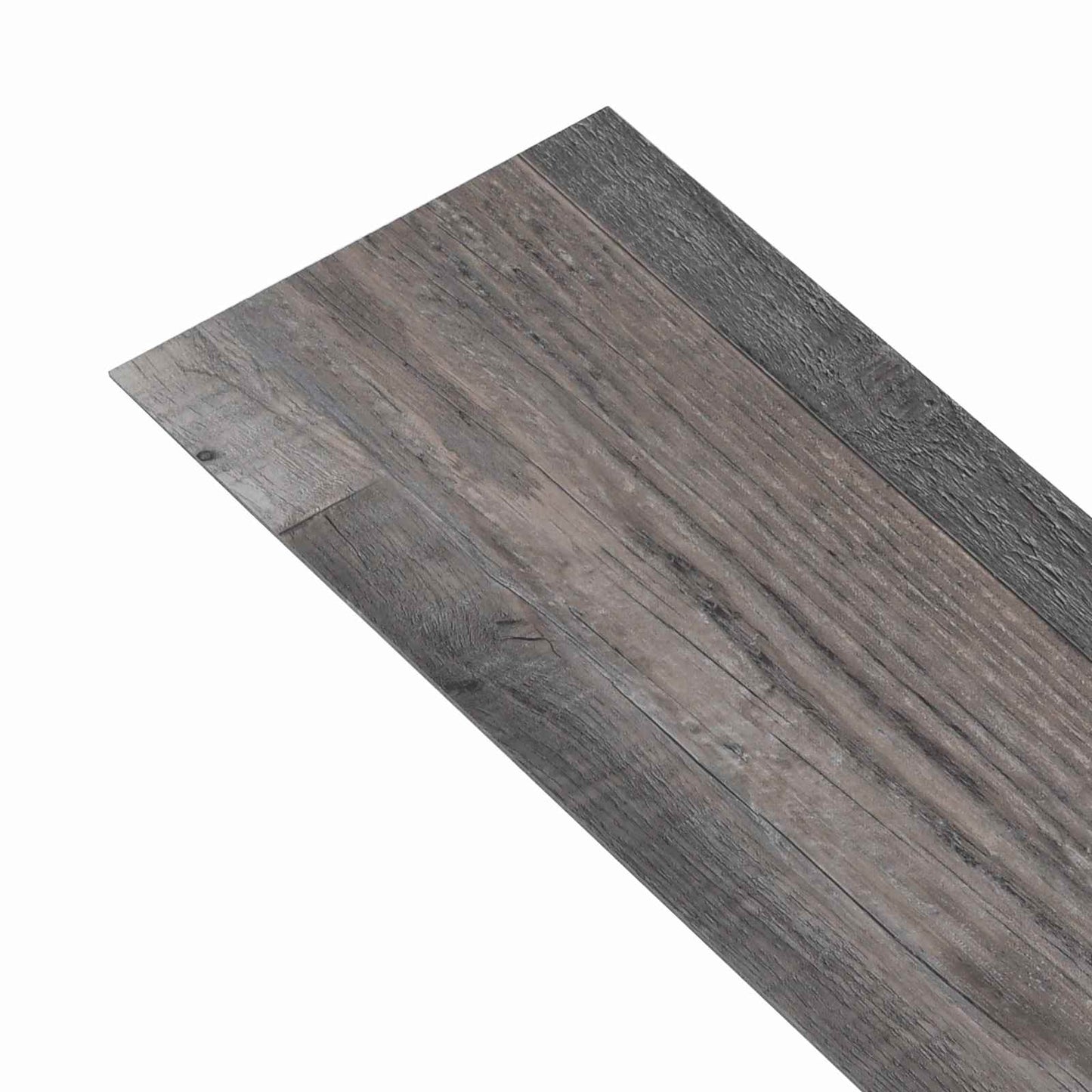vidaXL Flooring Planks 18 pcs Grey 5.26 m² PVC