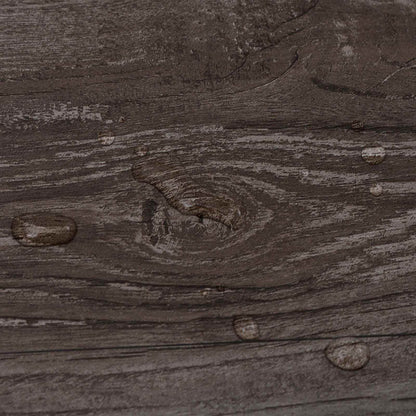 vidaXL Flooring Planks 18 pcs Brown 5.26 m² PVC