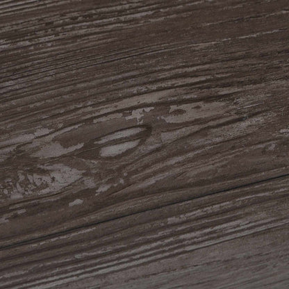 vidaXL Flooring Planks 18 pcs Brown 5.26 m² PVC