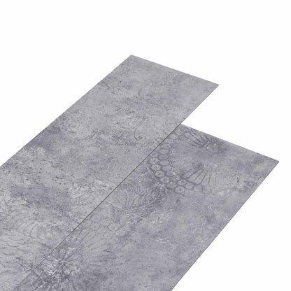 vidaXL Self-adhesive Flooring Plank 32 pcs Cement Grey 4.46 m² PVC