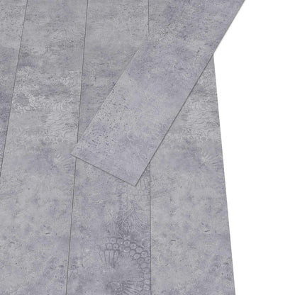 vidaXL Self-adhesive Flooring Plank 32 pcs Cement Grey 4.46 m² PVC