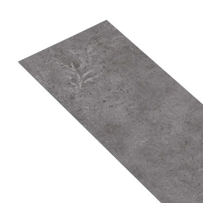 vidaXL Flooring Planks 36 pcs Concrete Grey 5.02 m² PVC