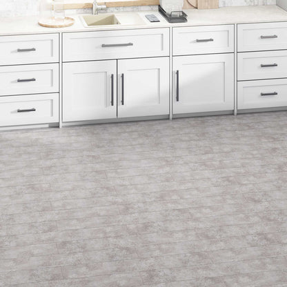 vidaXL Flooring Planks 36 pcs Earth Grey 5.02 m² PVC