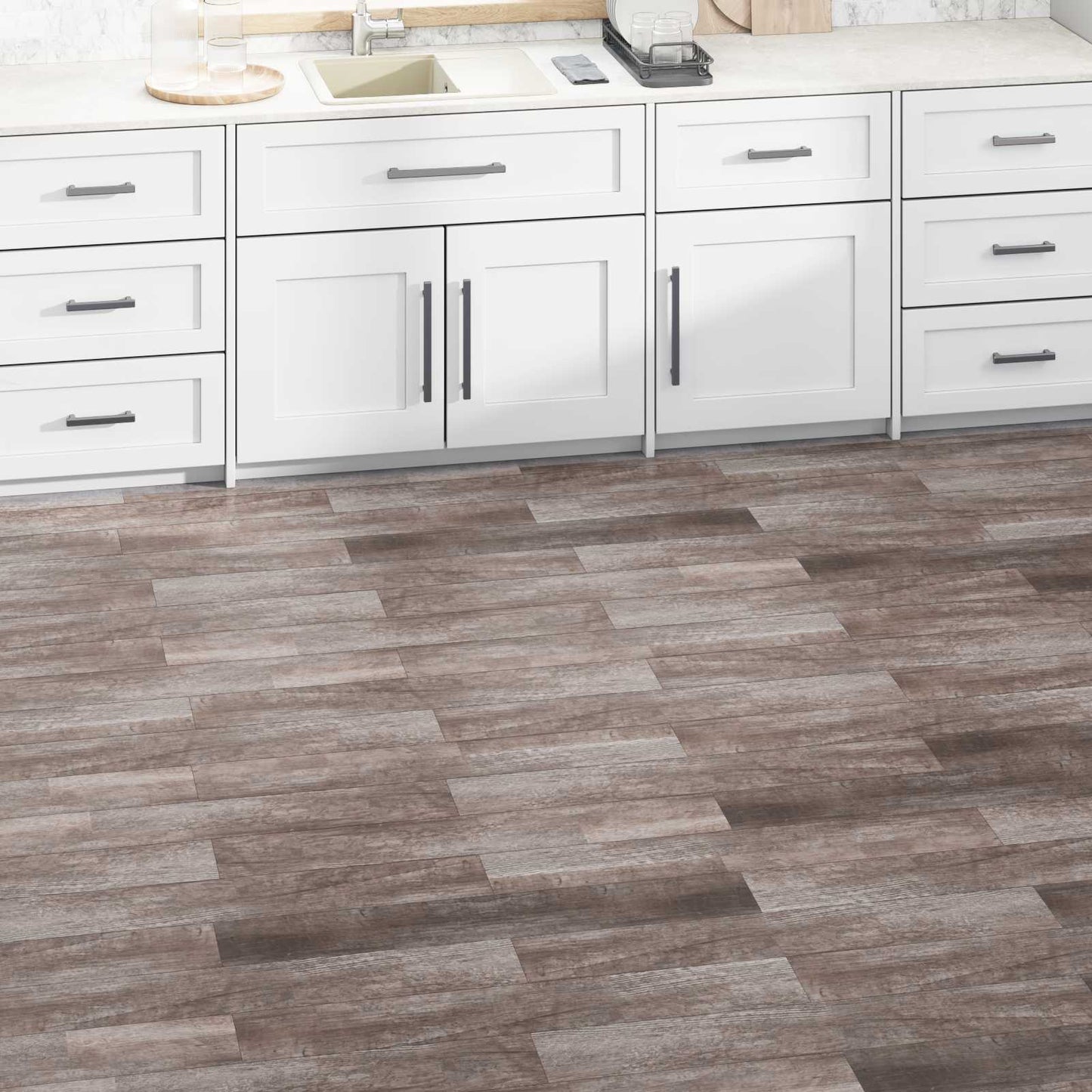 vidaXL Flooring Planks 5.02 m² 36 pcs PVC Matte wood brown