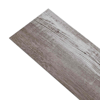 vidaXL Flooring Planks 5.02 m² 36 pcs PVC Matte wood brown