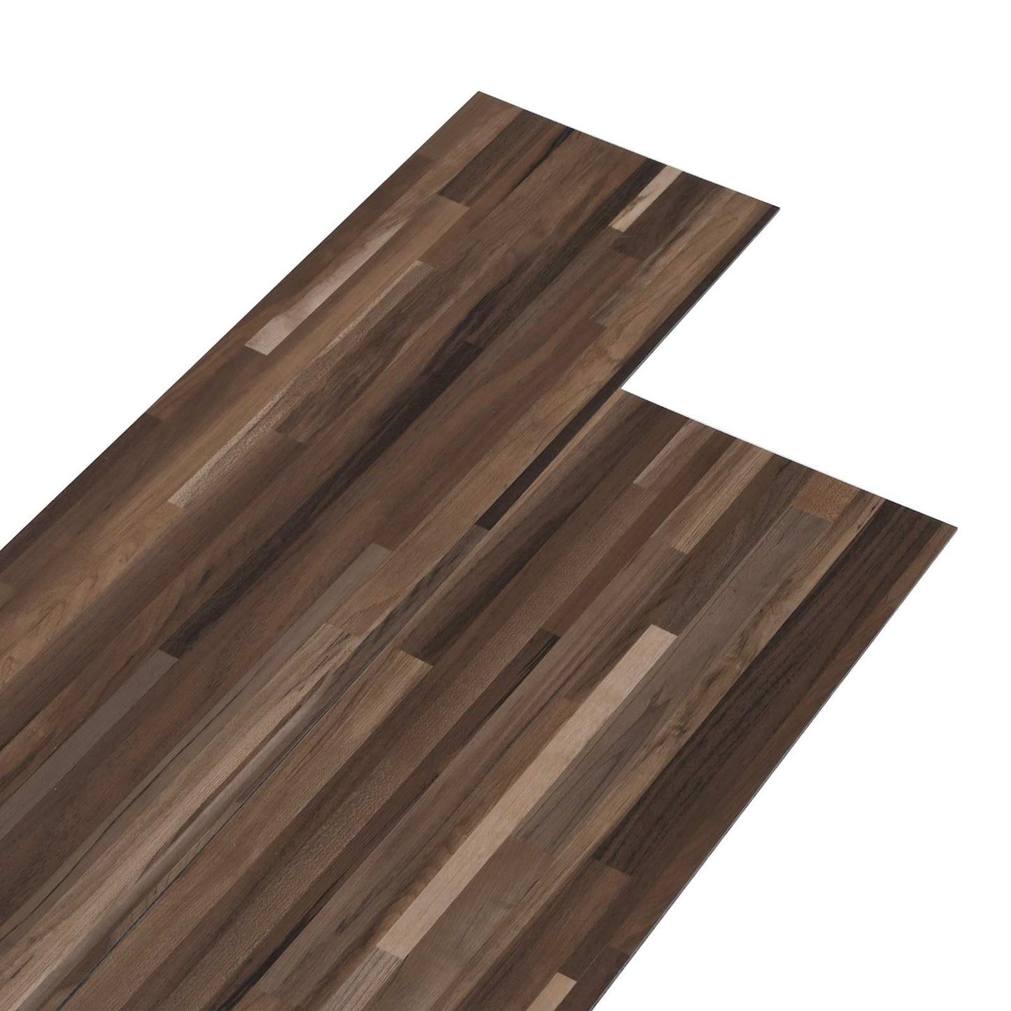 vidaXL Flooring Planks 5.02 m² 36 pcs PVC Striped brown