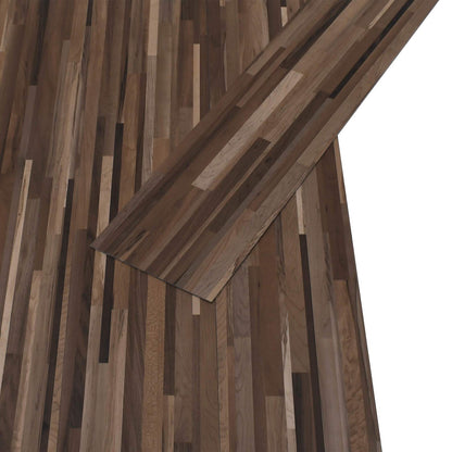 vidaXL Flooring Planks 5.02 m² 36 pcs PVC Striped brown