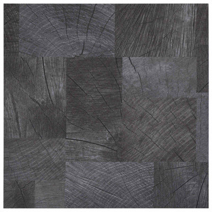 vidaXL Flooring Planks 5.11 m² 55 pcs PVC Wood structure grey