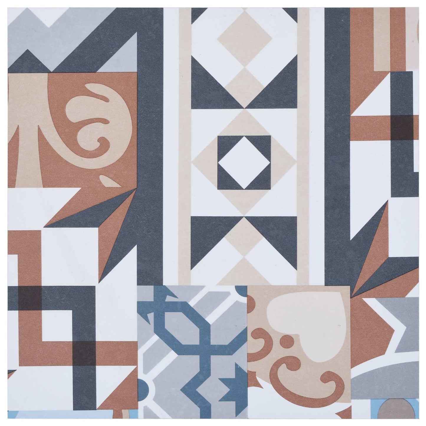 vidaXL Flooring Planks 5.11 m² 55 pcs PVC Mono Pattern