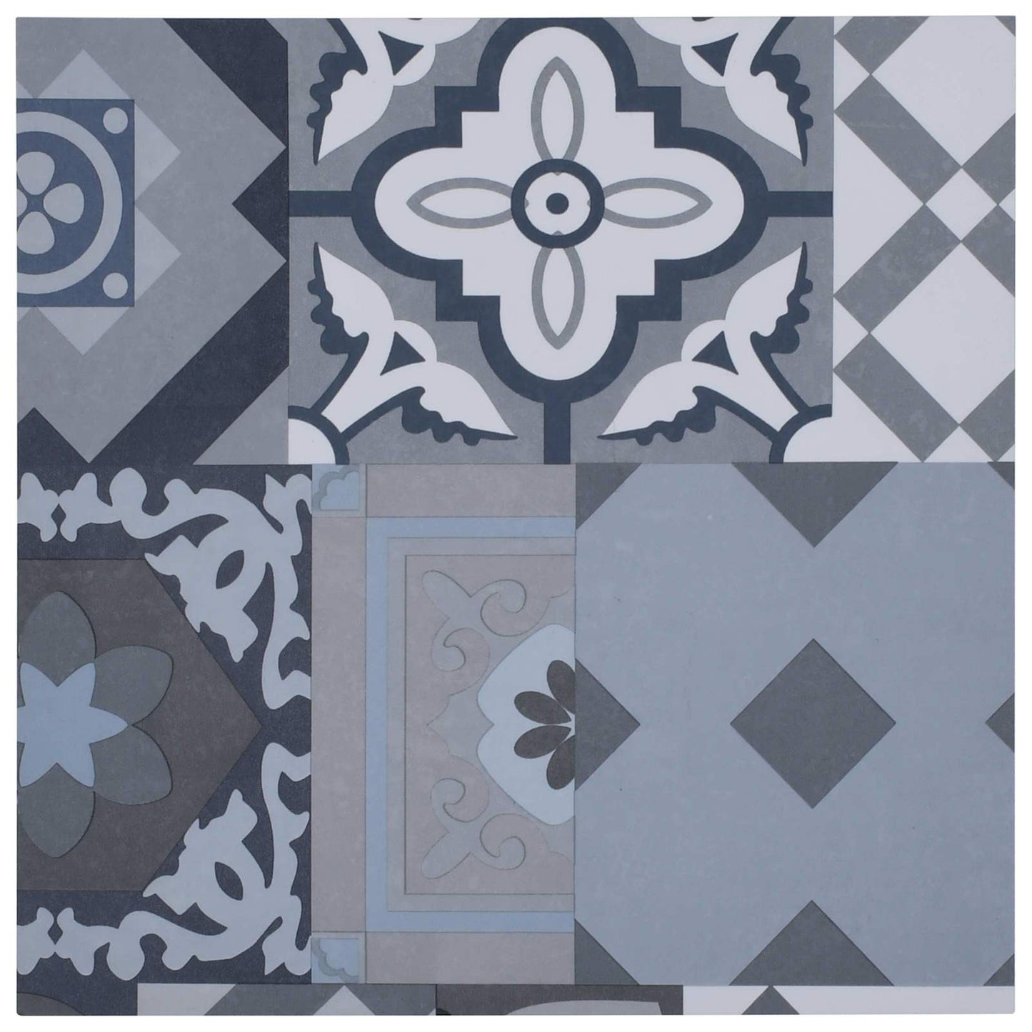 vidaXL Flooring Planks 5.11 m² 55 pcs PVC Coloured pattern