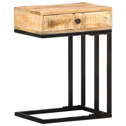 289091 vidaXL U-Shaped Side Table 45x30x61 cm Solid Mango Wood
