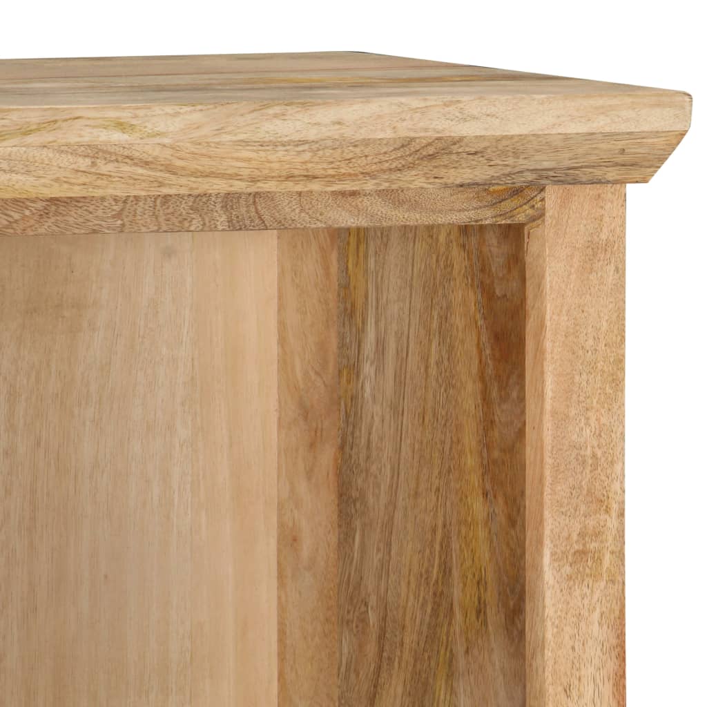 vidaXL Highboard with Door 45x32x110 cm Solid Mango Wood