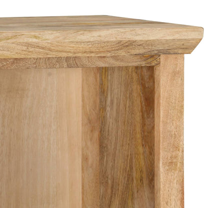 vidaXL Highboard with Door 45x32x110 cm Solid Mango Wood