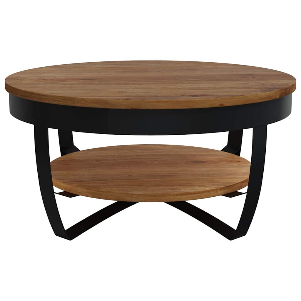 vidaXL Coffee Table 65x65x32 cm Solid Acacia Wood