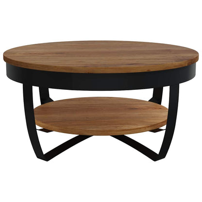 vidaXL Coffee Table 65x65x32 cm Solid Acacia Wood