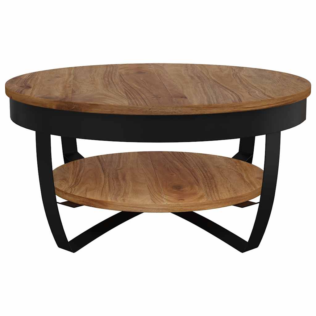 vidaXL Coffee Table 65x65x32 cm Solid Acacia Wood