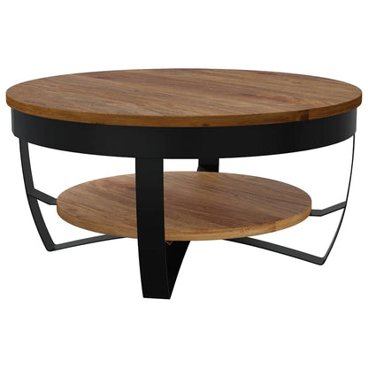 vidaXL Coffee Table 65x65x32 cm Solid Acacia Wood