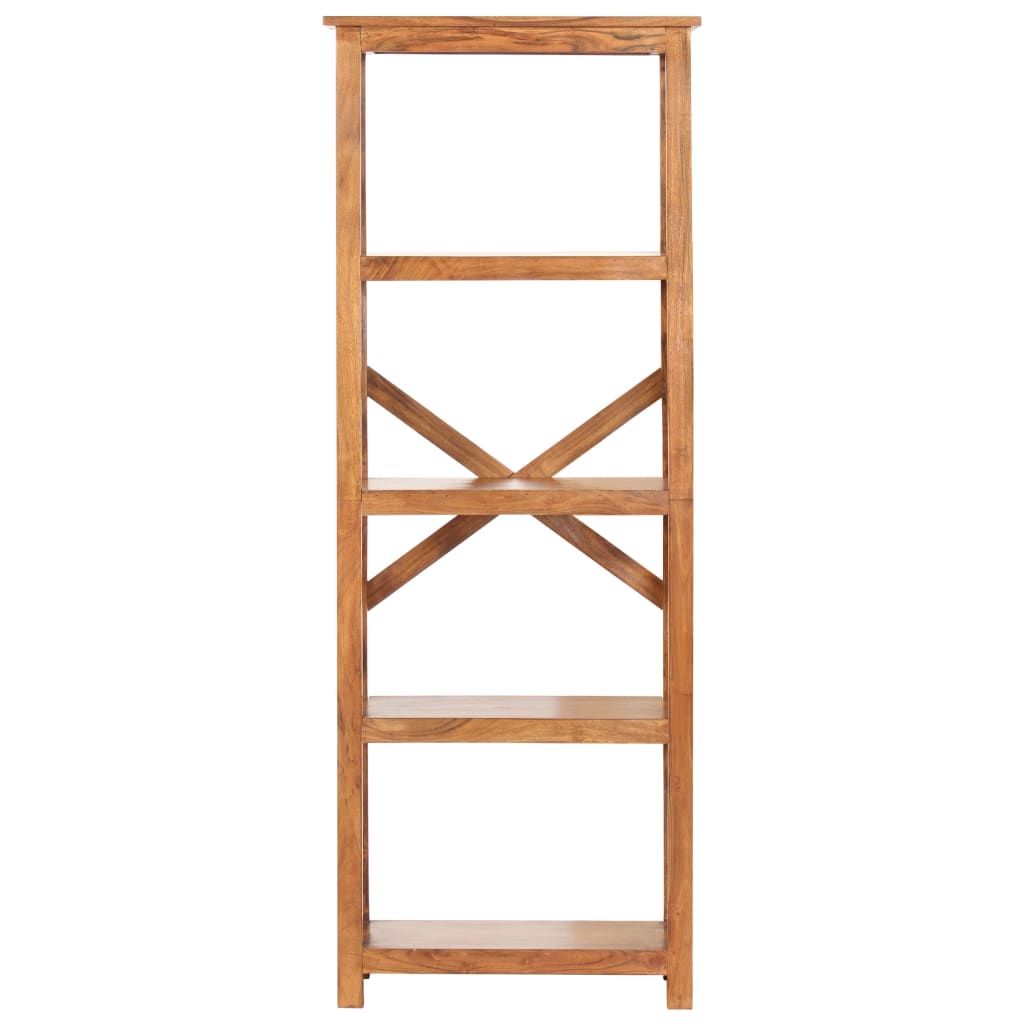 vidaXL Bookshelf 60x30x160 cm Solid Acacia Wood Honey Finish