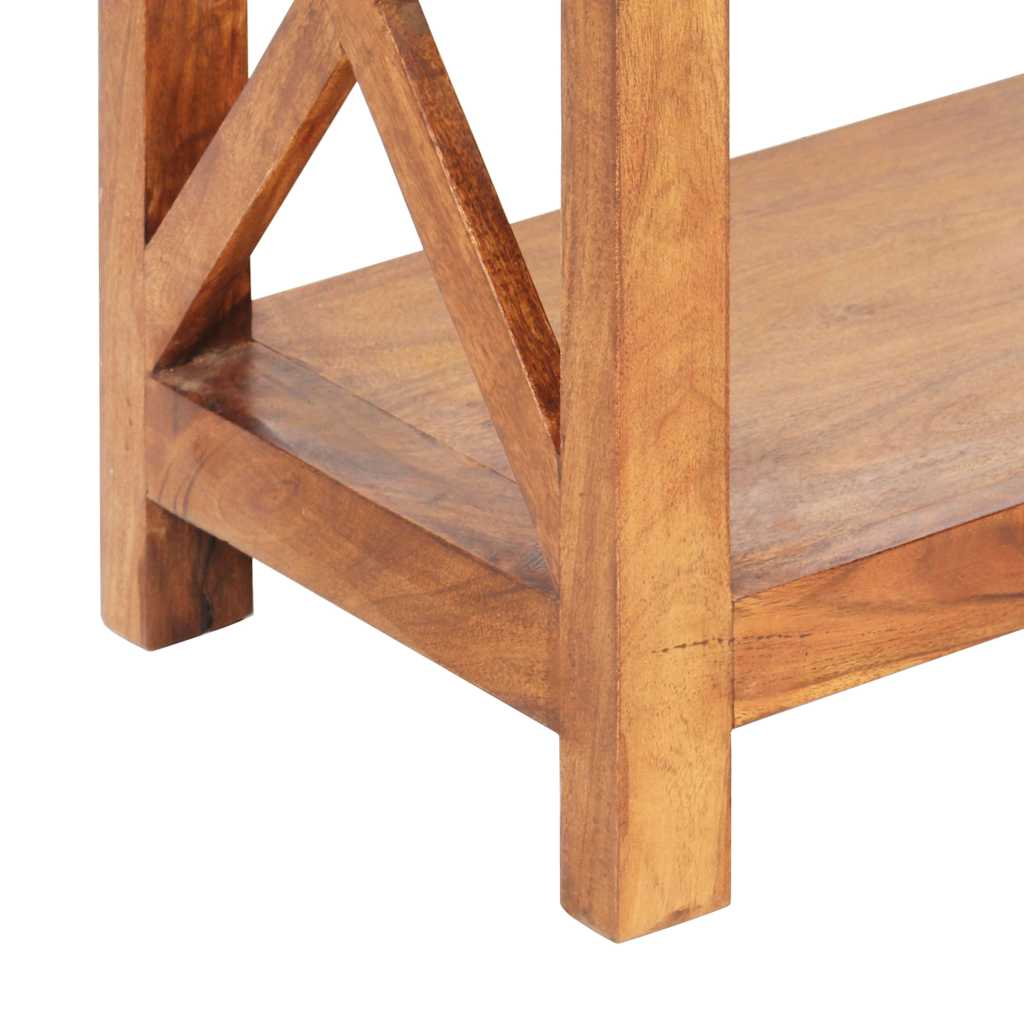 vidaXL Bookshelf 60x30x160 cm Solid Acacia Wood Honey Finish