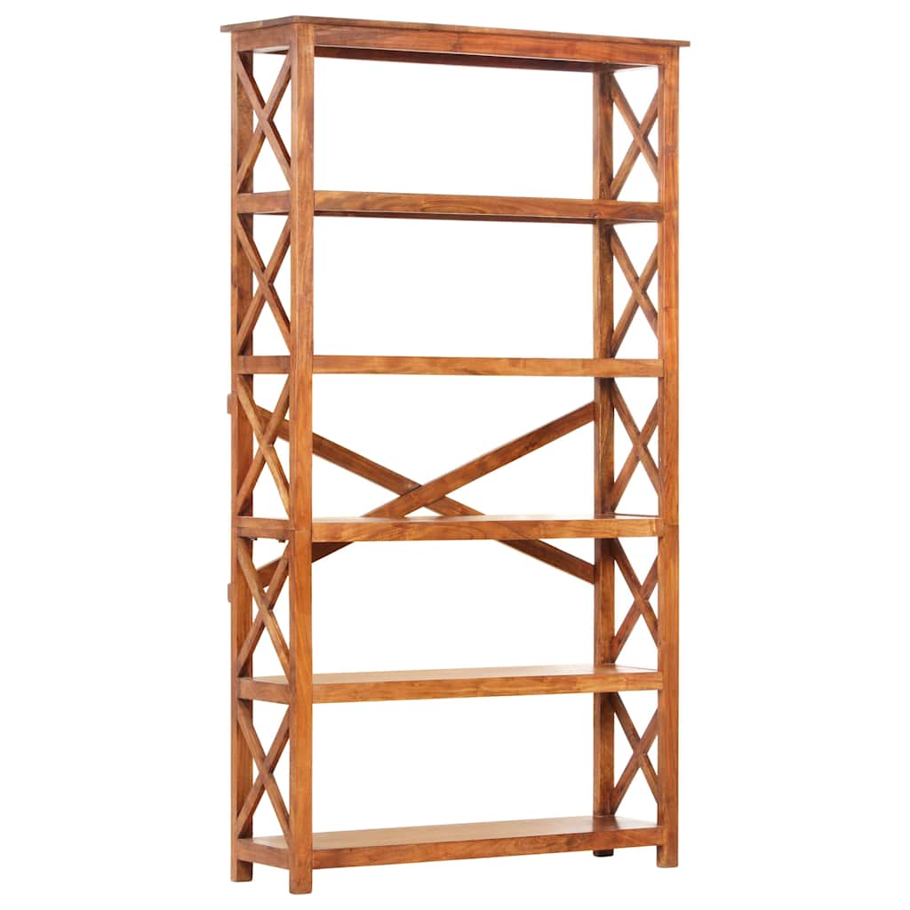 vidaXL Bookshelf 100x30x180 cm Solid Acacia Wood Honey Finish