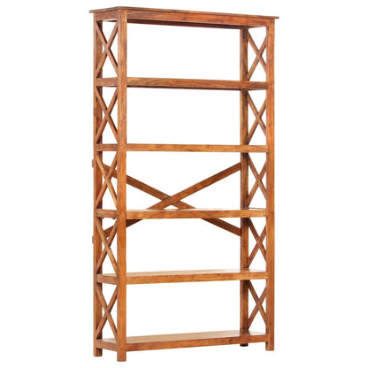 vidaXL Bookshelf 100x30x180 cm Solid Acacia Wood Honey Finish