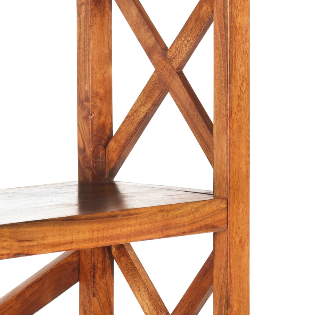 vidaXL Bookshelf 100x30x180 cm Solid Acacia Wood Honey Finish